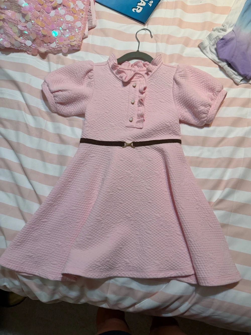 Janie and Jack Quilted Equestrian Dress